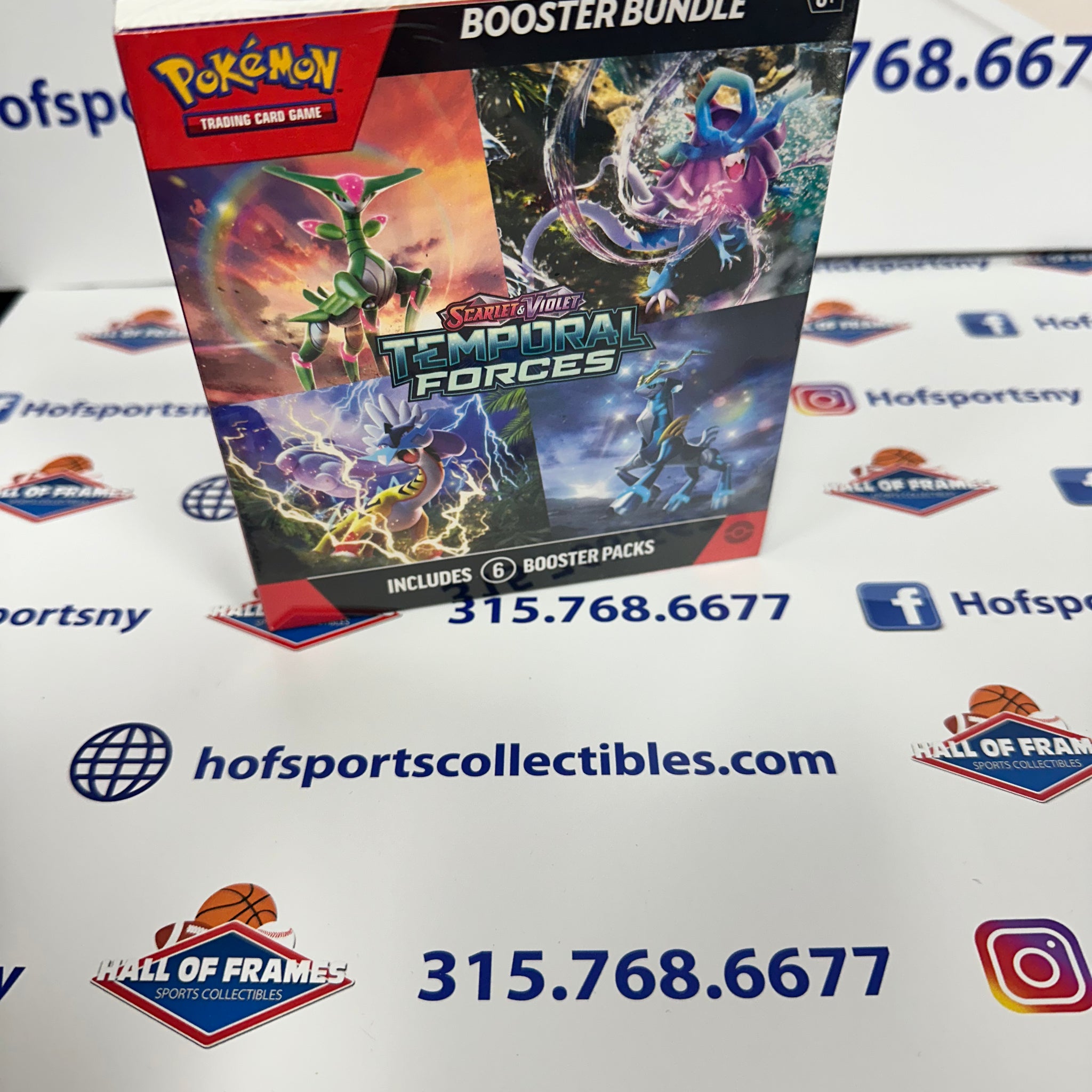 POKEMON TEMPORAL FORCES BOOSTER BUNDLE! 6 PACKS!