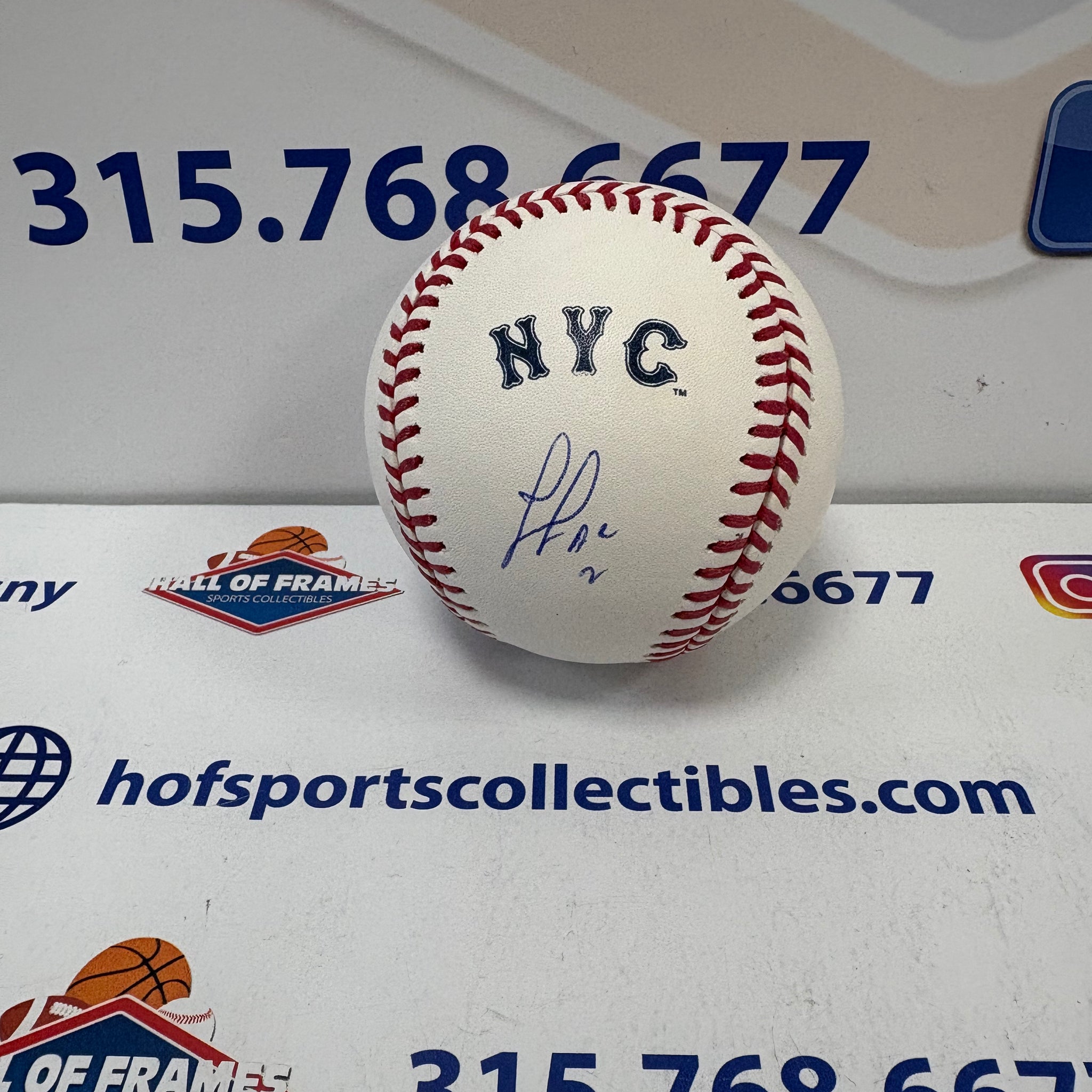 LUISANGEL ACUNA SIGNED MLB CITY CONNECT BASEBALL JSA WITNESSED