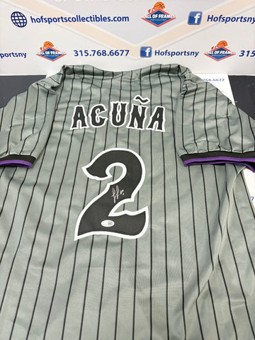 LUISANGEL ACUNA SIGNED NY METS CUSTOM CITY CONNECT JERSEY JSA WITNESSED