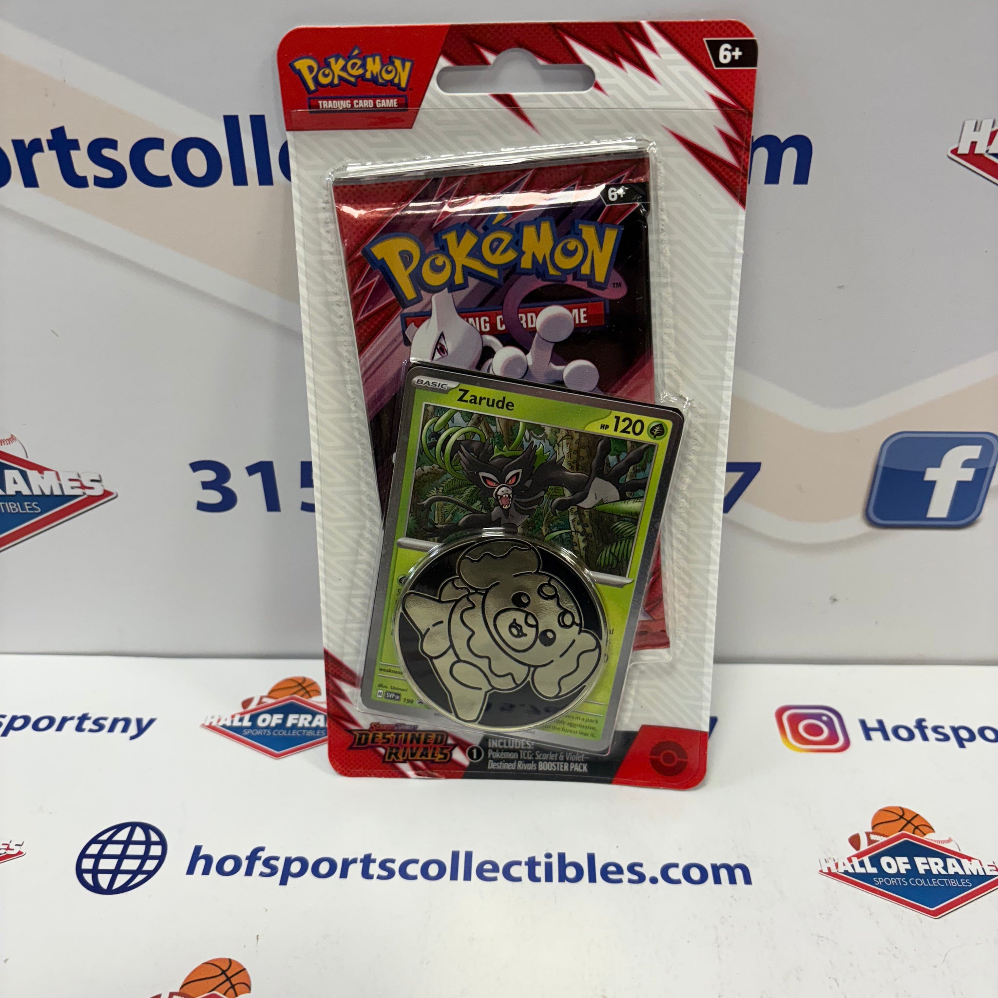POKEMON SCARLET & VIOLET DESTINED RIVALS CHECKLANE BLISTER ZARUDE