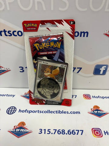 POKEMON SCARLET & VIOLET DESTINED RIVALS CHECKLANE BLISTER EEVEE
