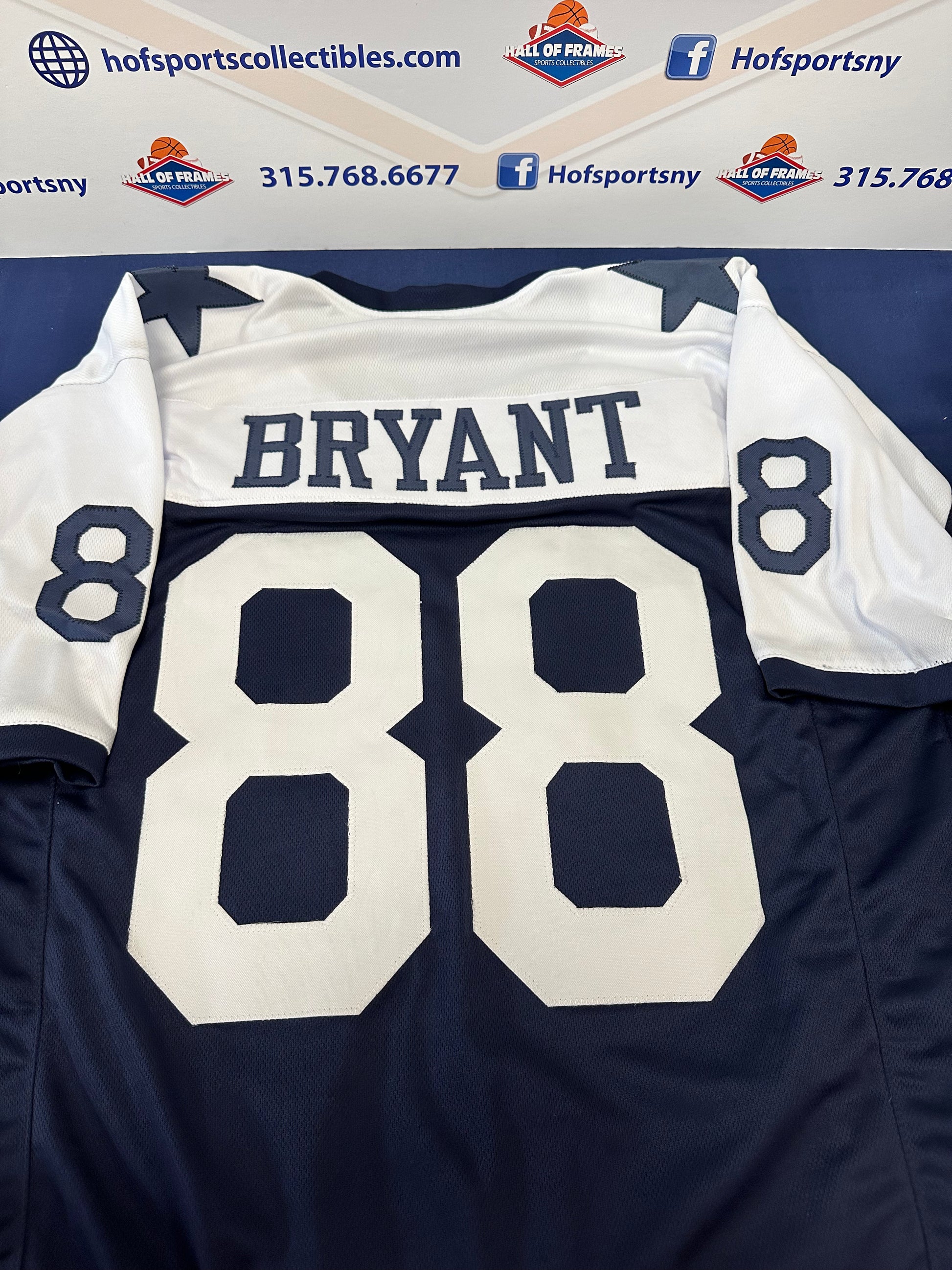 DEZ BRYANT DALLAS COWBOYS UNSIGNED THROWBACK JERSEY SIZE XL