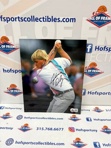 JOHN DALY SIGNED YOUNG SMOKING 8X10 GOLF PHOTO - BECKETT COA