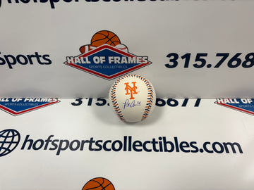 PETE ALONSO SIGNED METS MLB LOGO SIGNED BASEBALL - FANATICS COA
