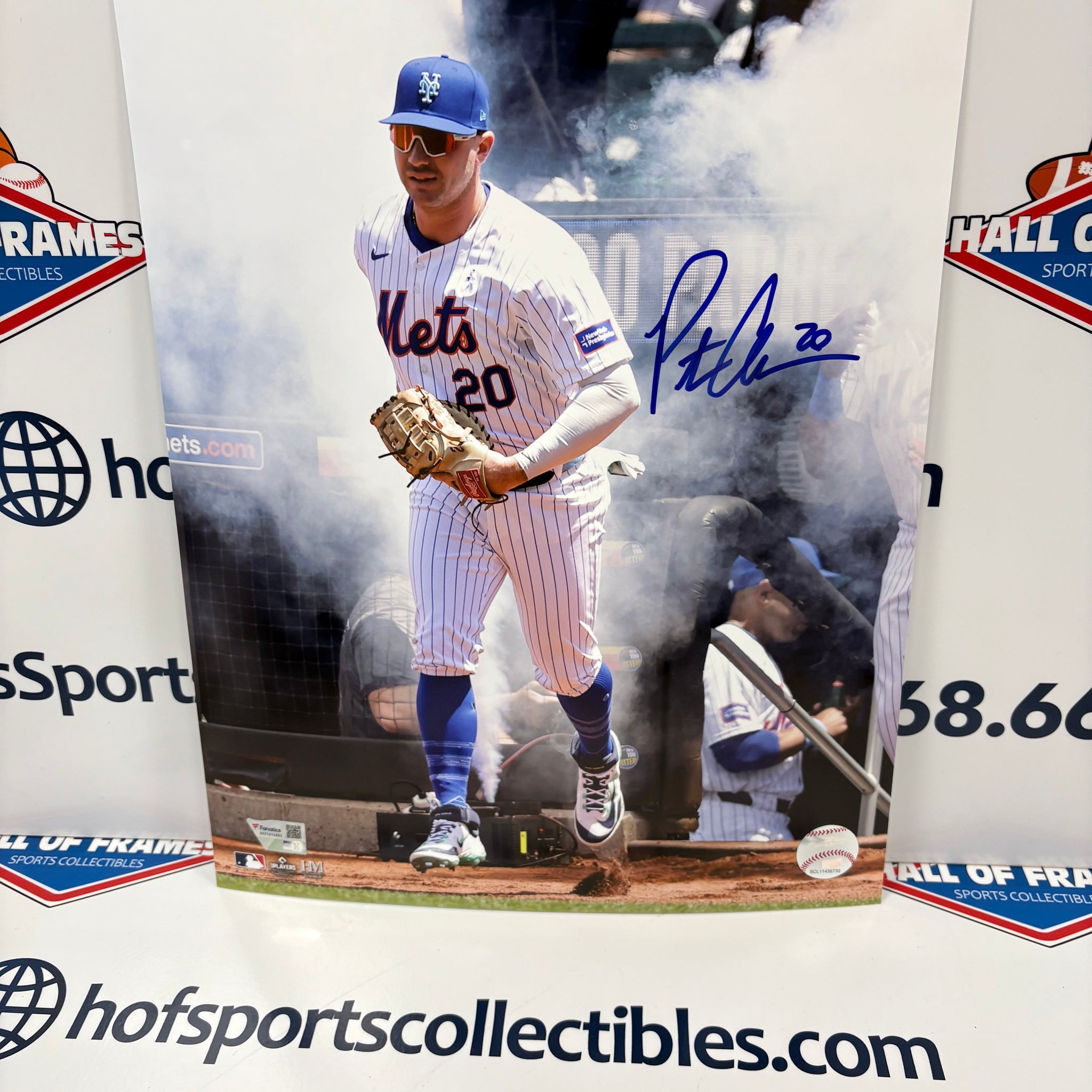 PETE ALONSO SIGNED NY METS 11X14 PHOTO - FANATICS COA