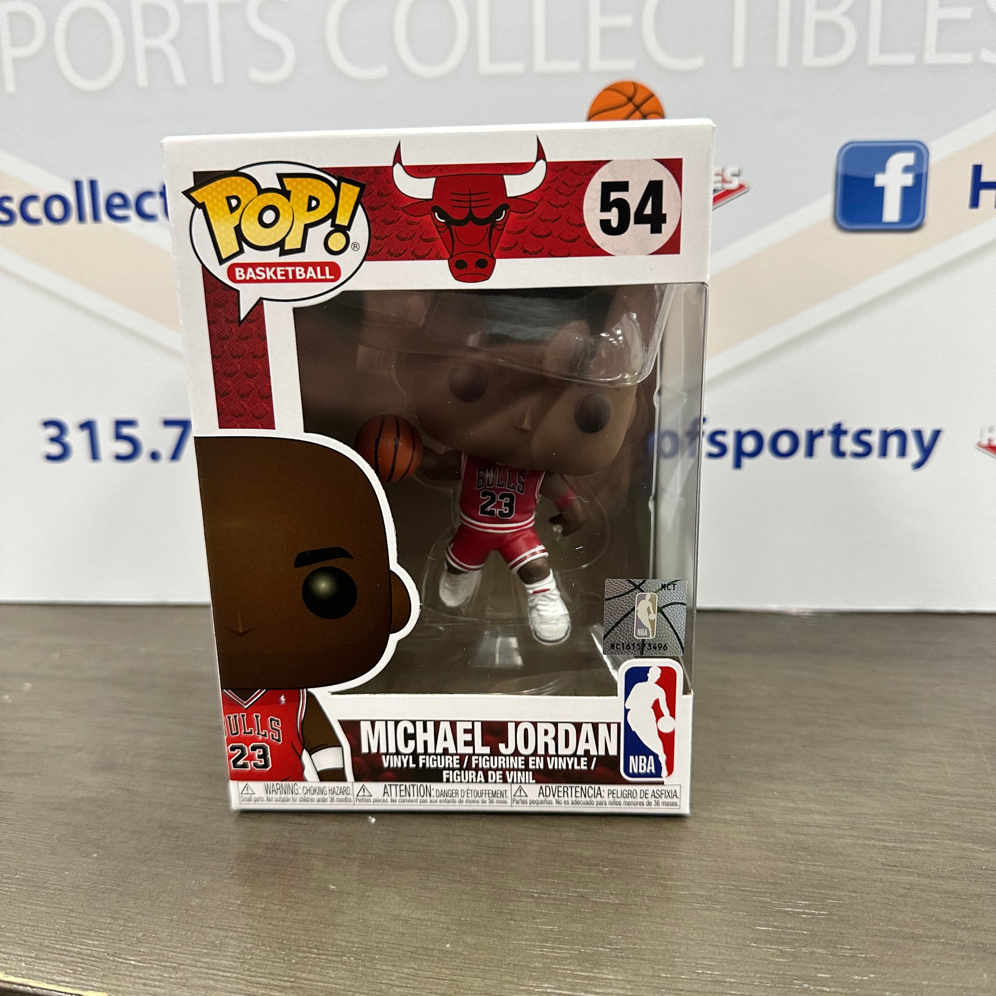 MICHAEL JORDAN CHICAGO BULLS FUNKO POP NBA #54!