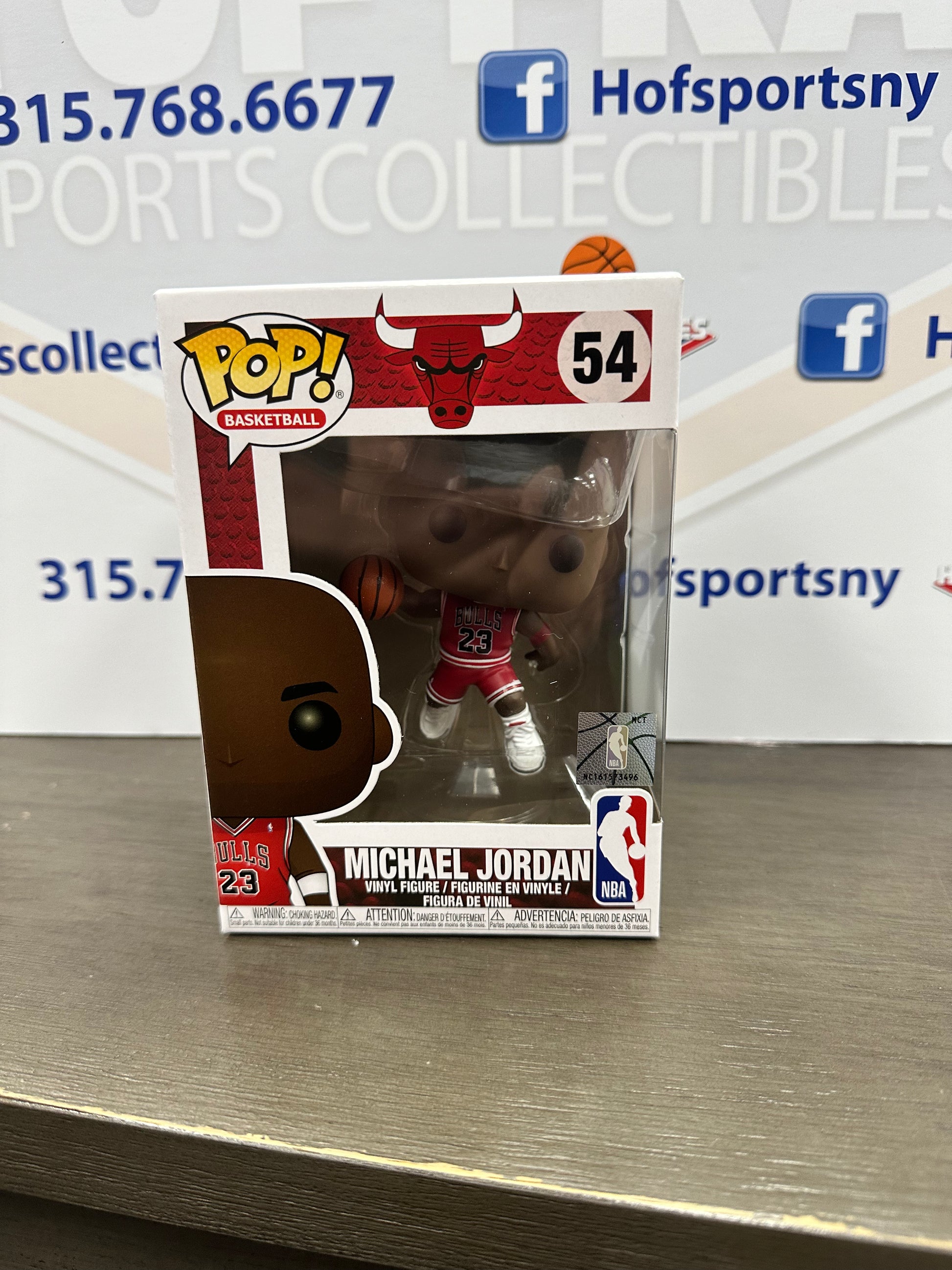 MICHAEL JORDAN CHICAGO BULLS FUNKO POP NBA 54