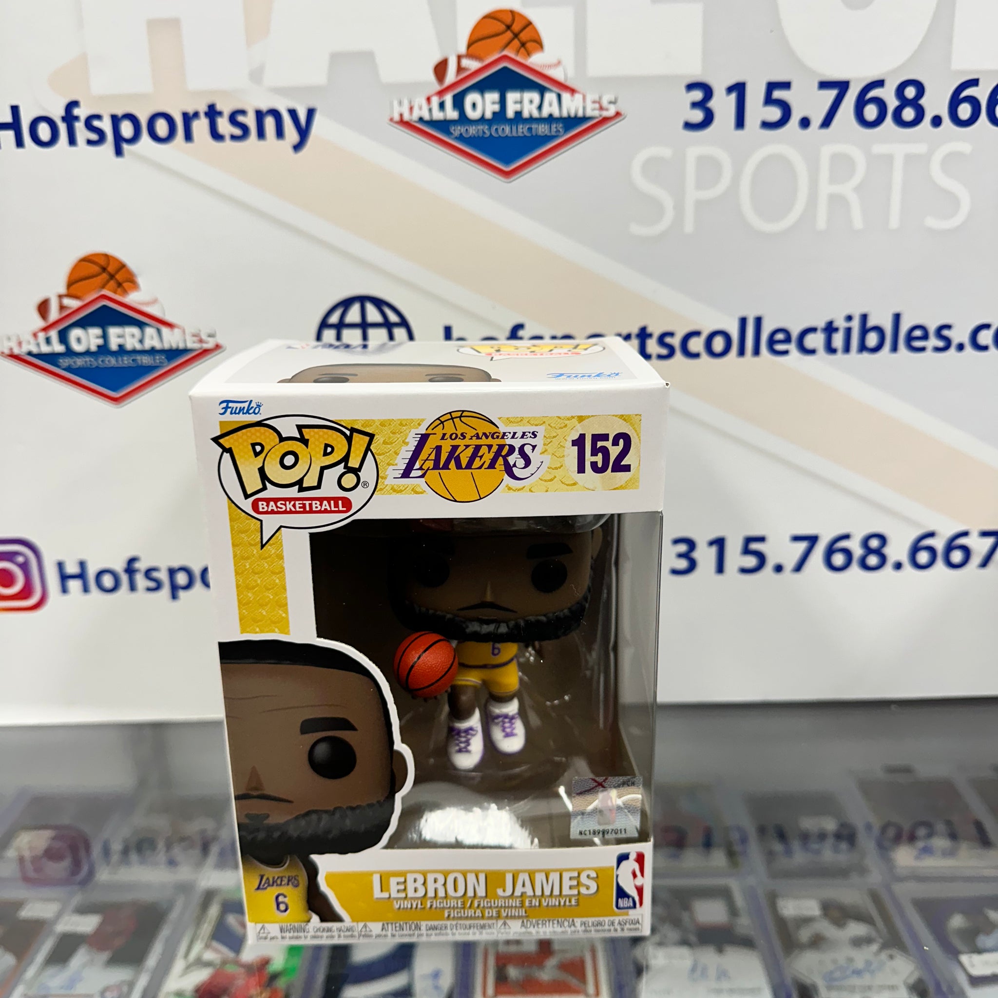 LEBRON JAMES NBA FUNKO POP! LAKERS! #152!