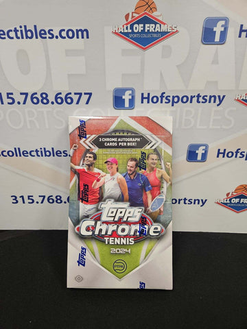 2024 TOPPS CHROME TENNIS HOBBY BOX! LOOK FOR 3 AUTOS PER BOX!!