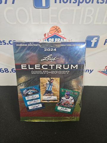 2024 LEAF ELECTRUM MULTI-SPORT! 3 PREMIUM AUTOGRAPHS PER BOX!