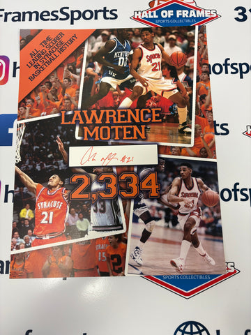 Lawrence Moten Signed Syracuse Basketball 11x14 Photo 