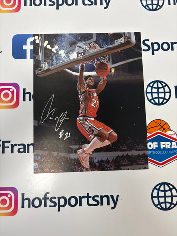 Lawrence Moten Signed Syracuse Basketball 8x10 Photo 