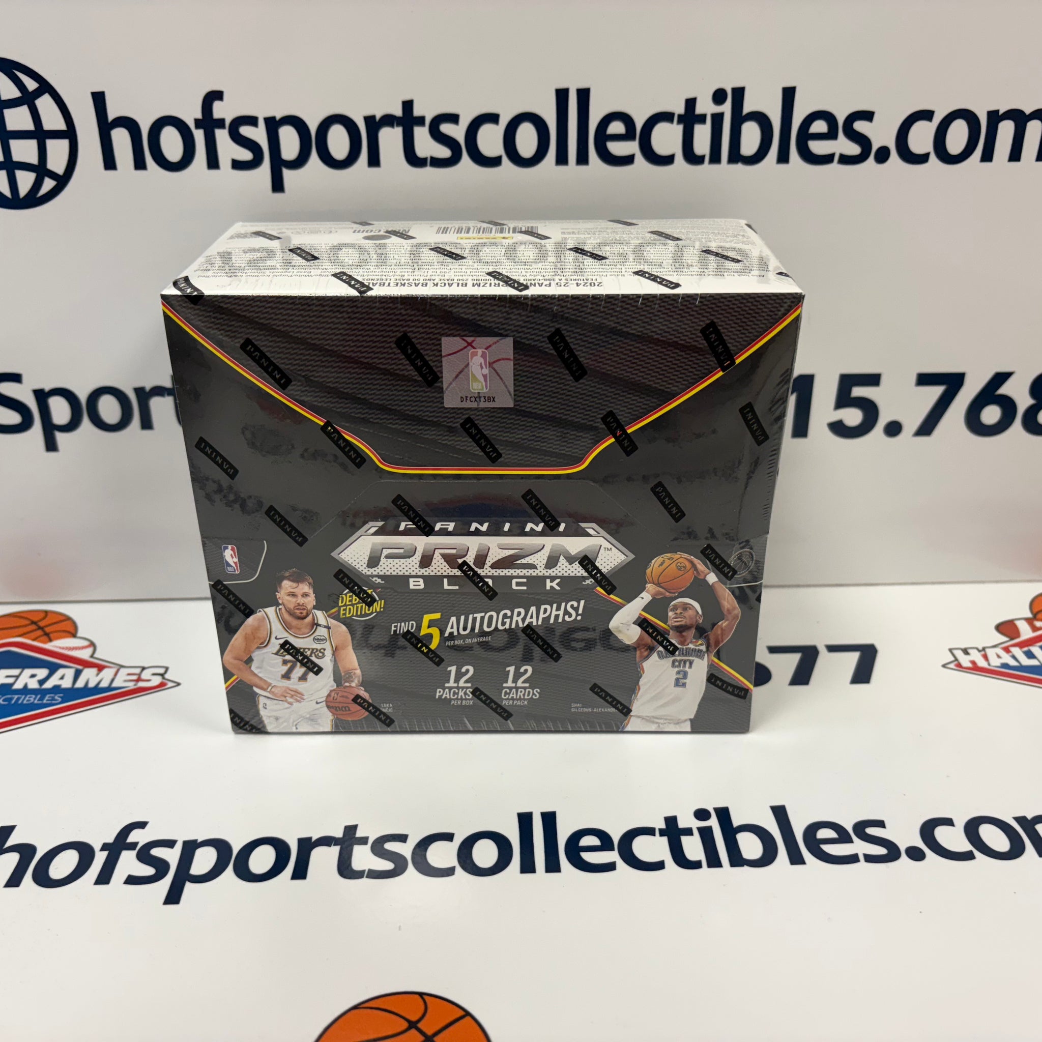 2024/25 PANINI PRIZM BLACK BASKETBALL HOBBY BOX! 5 AUTOGRAPHS!