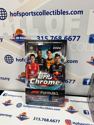 2024 TOPPS CHROME FORMULA 1 HOBBY BOX