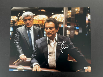 JOE PESCI SIGNED CASINO 16X20 PHOTO - BECKETT WITNESSED