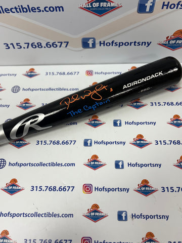 DAVID WRIGHT SIGNED BLACK RAWLINGS BAT INSCRIBED 