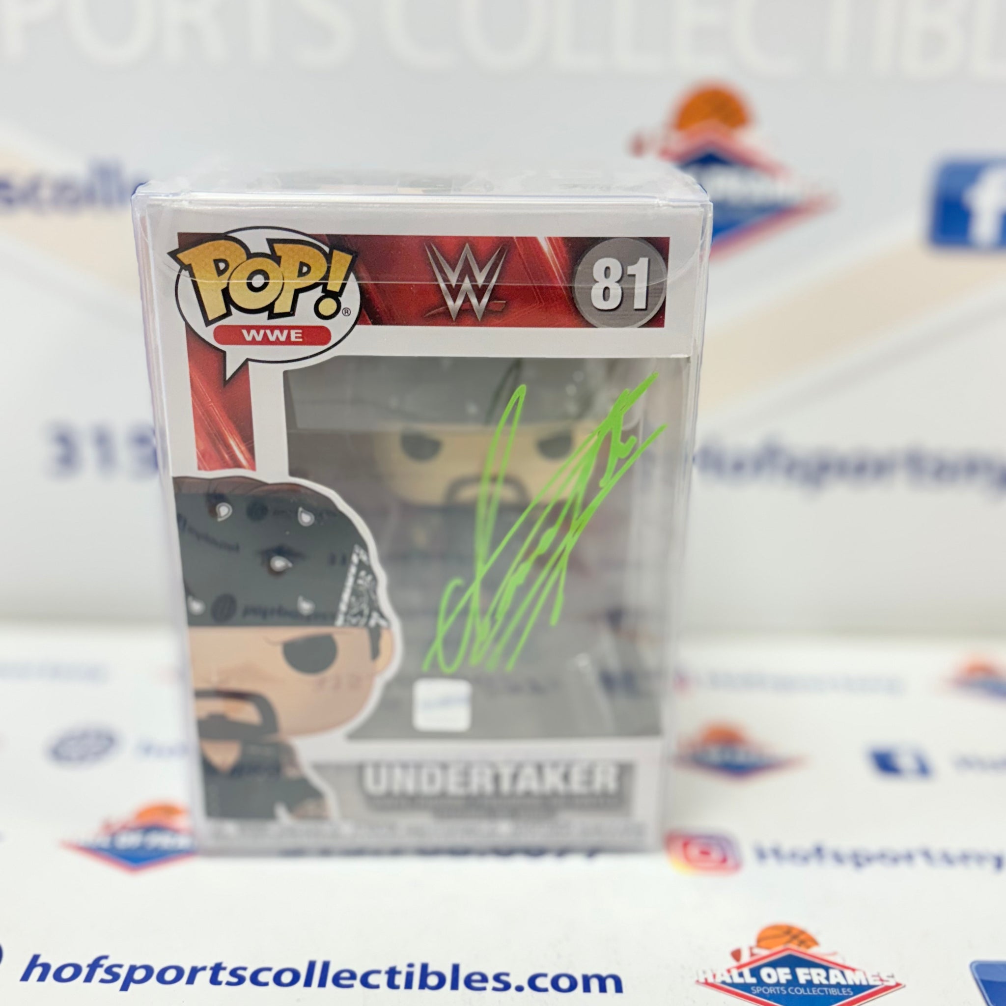 UNDERTAKER SIGNED WWE FUNKO POP #81 - JSA COA