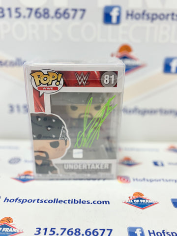 UNDERTAKER SIGNED WWE FUNKO POP #81 - JSA COA