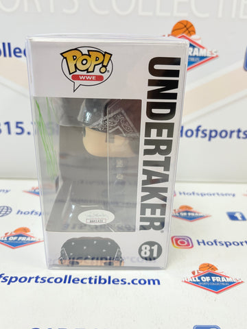 UNDERTAKER SIGNED WWE FUNKO POP #81 - JSA COA