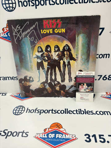 ACE FREHLEY SIGNED KISS LOVE GUN ALBUM - JSA COA - SEE PHOTOS