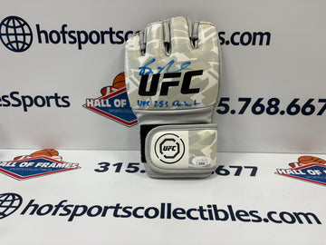 BO NICKAL SIGNED UFC CAMO GLOVE INSCRIBED 