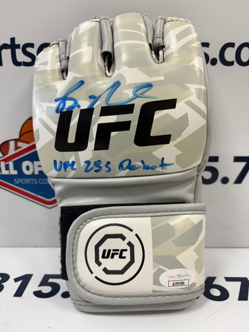 BO NICKAL SIGNED UFC CAMO GLOVE INSCRIBED 