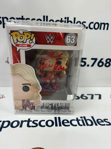 RIC FLAIR SIGNED WWE FUNKO POP #63 WOOOOOO!! BECKETT COA