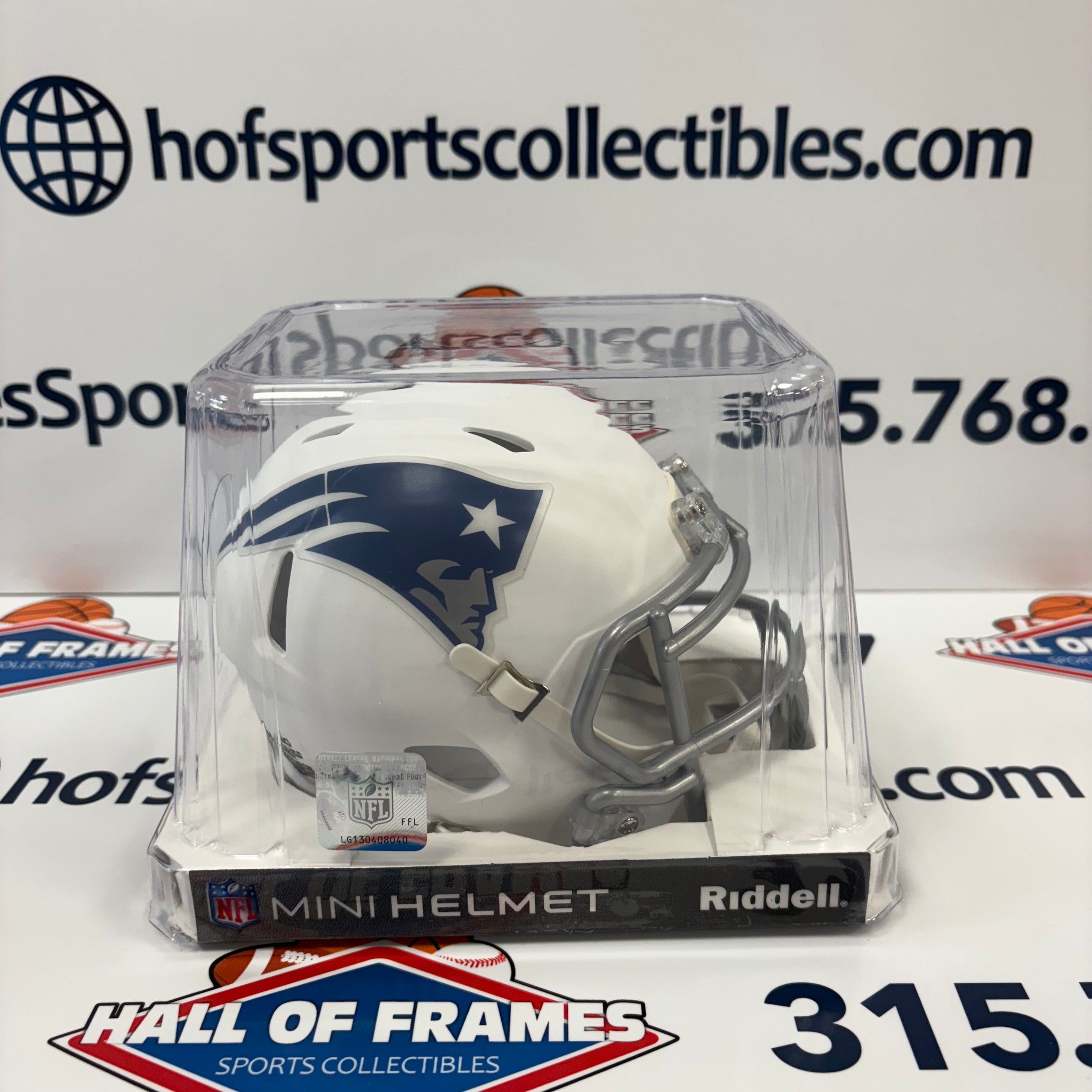 NEW ENGLAND PATRIOTS 2025 RIVALRIES RIDDELL MINI HELMET