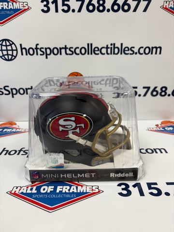 SAN FRANSICO 49ER'S 2025 RIVALRIES RIDDELL MINI HELMET