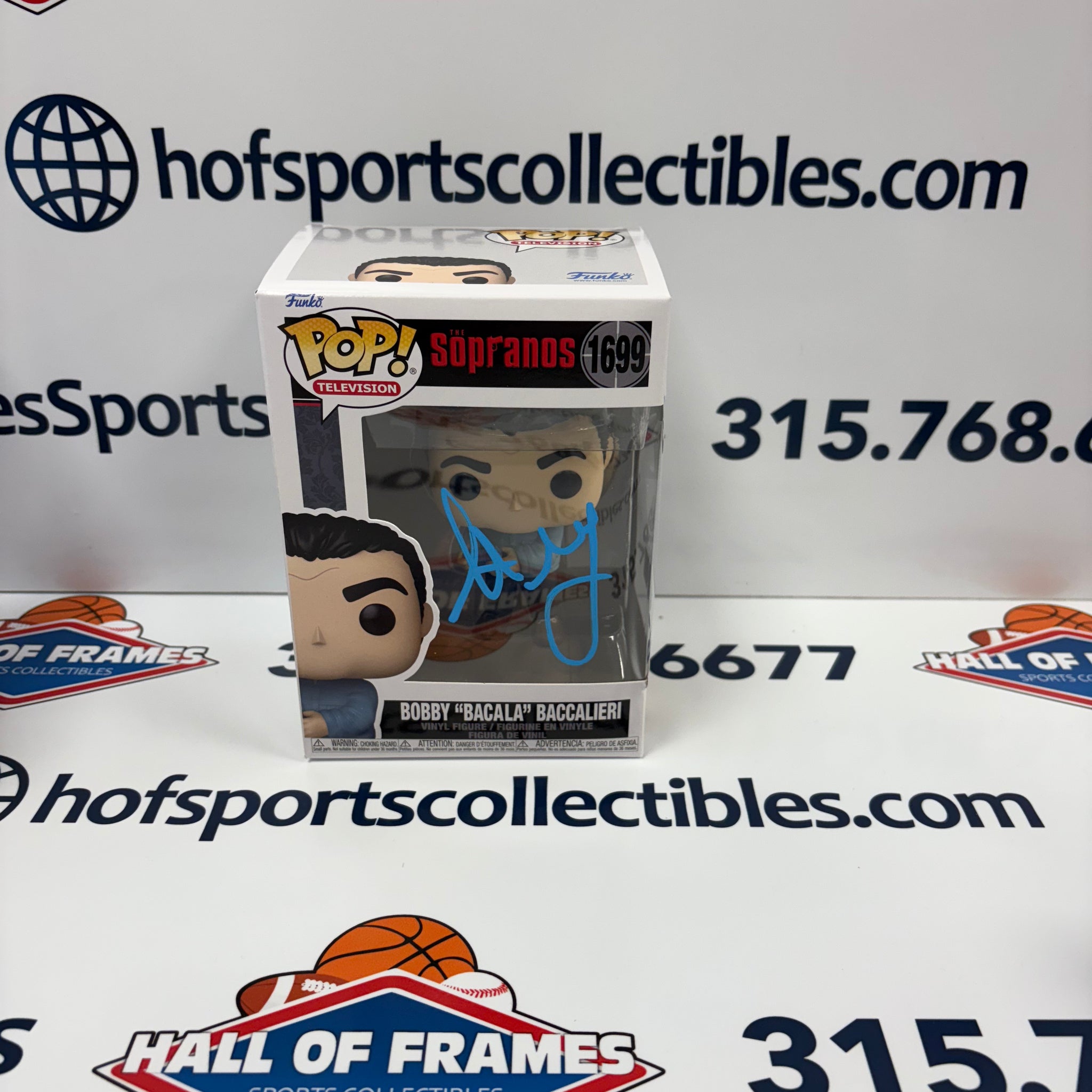 STEVE SCHIRRIPA "BOBBY "BACALA" BACCALIERI" THE SOPRANOS SIGNED FUNKO POP #1699 BGS COA!