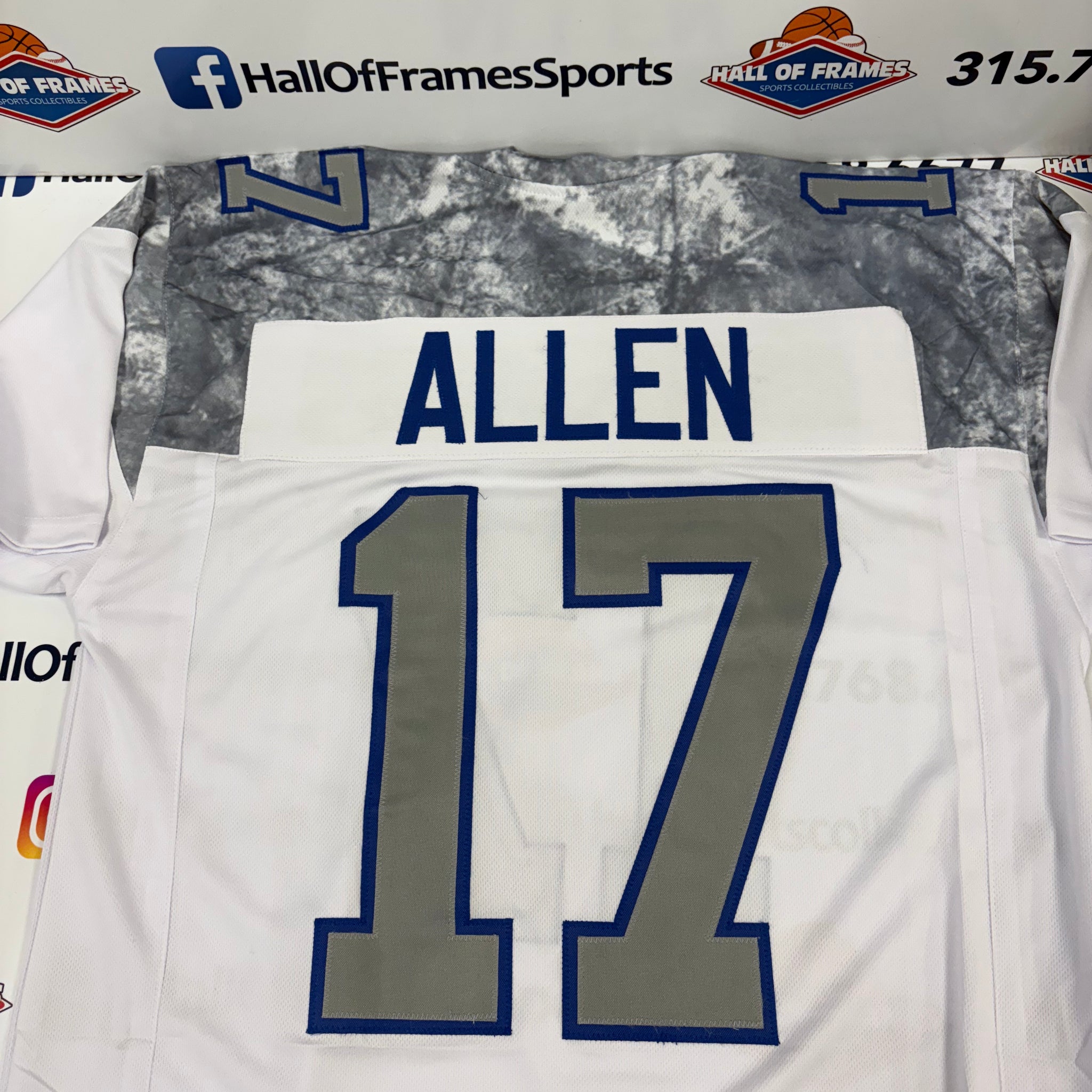 JOSH ALLEN BILLS SEWN STITCHED RIVALRY CUSTOM JERSEY XL