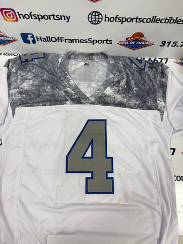 JAMES COOK BILLS SEWN STITCHED RIVALRY CUSTOM JERSEY XL