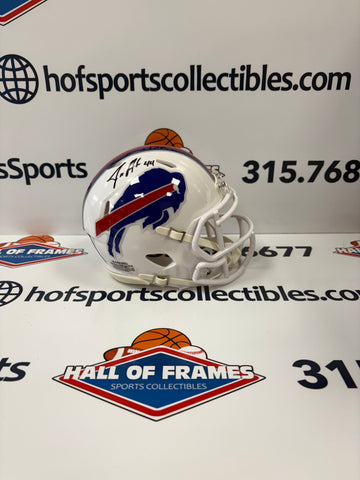 JOE ANDREESSEN SIGNED BUFFALO BILLS SPEED MINI HELMET - BECKETT COA