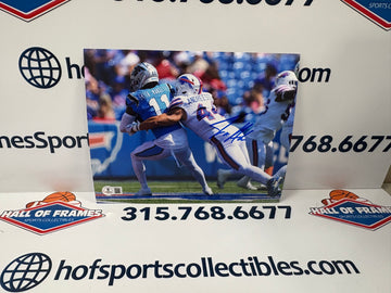 JOE ANDREESSEN SIGNED BUFFALO BILLS SIGNED 8X10 PHOTO - BECKETT COA