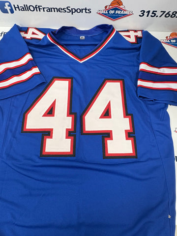 JOE ANDREESSEN SIGNED BUFFALO BILLS BLUE CUSTOM JERSEY - BECKETT COA