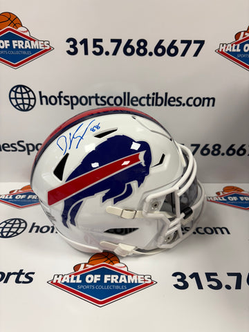DAWSON KNOX SIGNED BUFFALO BILLS MIDI SPEED FLEX HELMET - BECKETT COA