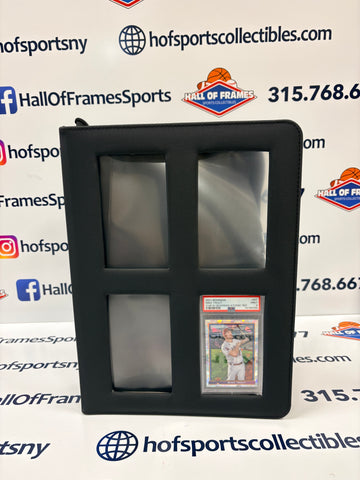 PSA Slab Binder Holds 44 PSA Slabs 4-Pocket Graded Card Binder Storage Protector