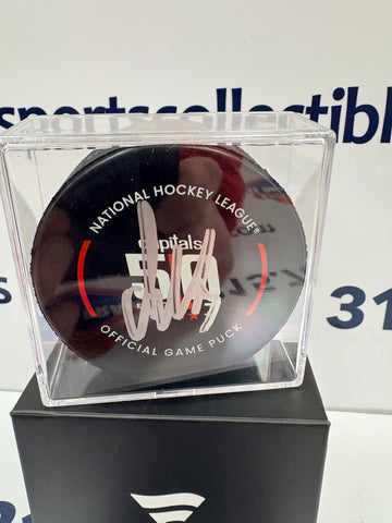 ALEXANDER OVECHKIN SIGNED CAPTIALS 50TH ANV PUCK - FANATICS COA