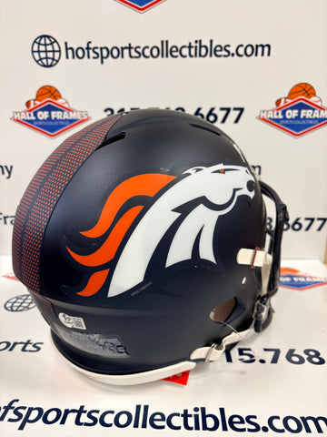 BO NIX SIGNED BRONCOS SPEED FULL SIZE AUTHENTIC HELMET BECKETT COA