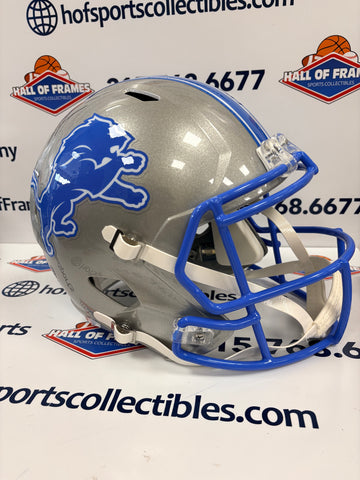 AIDAN HUTCHINSON DETRIOT LIONS SPEED FULL SIZE HELMET - BECKETT