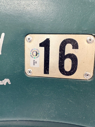 Dwight "Doc" Gooden Autographed Authentic GREEN Shea Stadium Seat Back #16 w/ Multi Inscr (JSA)