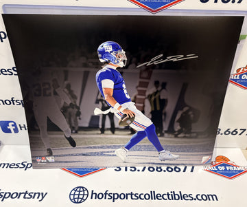 JAXSON DART NEW YORK GIANTS 1ST TD SIGNED 16X20  FANATICS COA