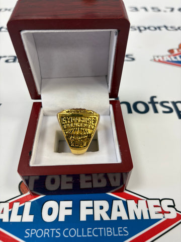 SYRACUSE ORANGE BASKETBALL CHAMPIONSHIP CARMELO ANTHONY RING WITH BOX