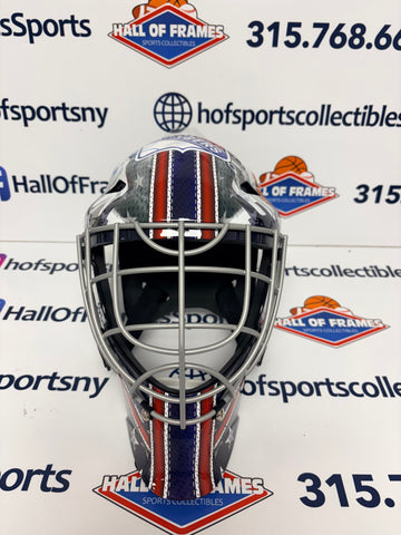 MIKE RICHTER SIGNED RANGERS FULL SIZE GOALIE HELMET - JSA COA
