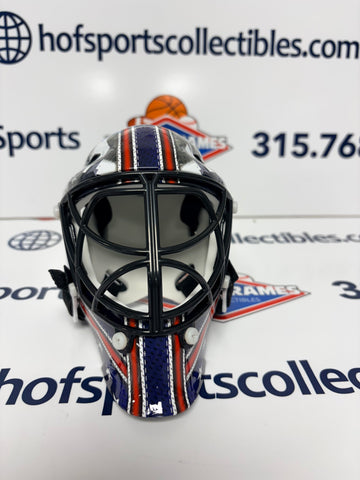 MIKE RICHTER SIGNED RANGERS MINI GOALIE HELMET - JSA COA