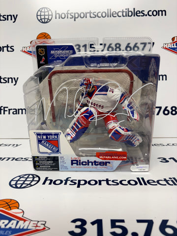 MIKE RICHTER SIGNED NY RANGERS MCFARLANE FIGURE - JSA COA