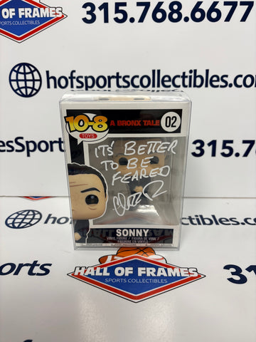 Chazz Palminteri Autographed CUSTOM Pop Figure w/ Its better to be Feared Inscription (JSA)