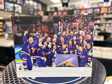 2026 Team USA Women's Hockey Celebrating Olympic Gold Medal 16x20 Canvas