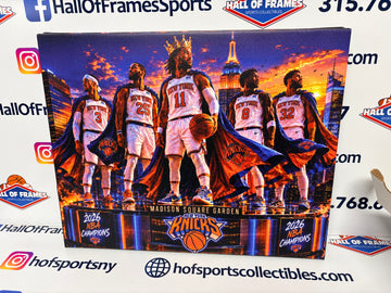 New York Knicks 2026 NBA Championship "Kings Of New York" 16x20 Tribute Canvas