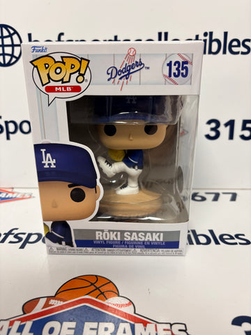 ROKI SASAKI DODGERS FUNKO POP #135